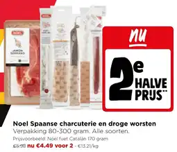 Jumbo Noel Spaanse charcuterie en droge worsten aanbieding