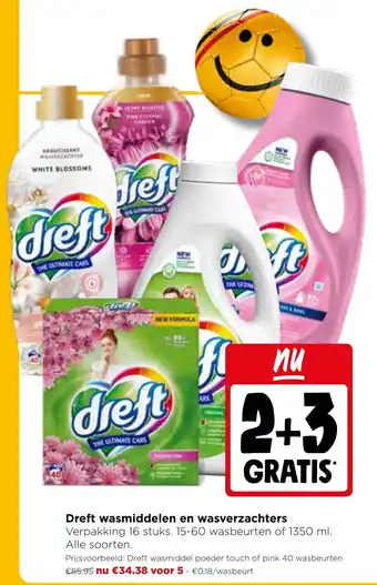 Dreft wasmiddelen en wasverzachters