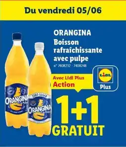Lidl Orangina ORANGINA Boisson rafraîchissante avec pulpe aanbieding