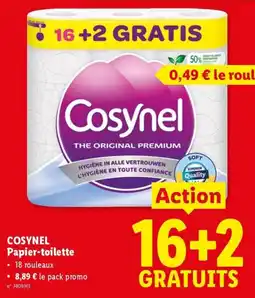 Lidl Cosynel Papier toilette aanbieding