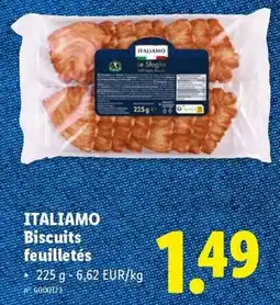 Lidl Italiamo Biscuits feuilletés aanbieding