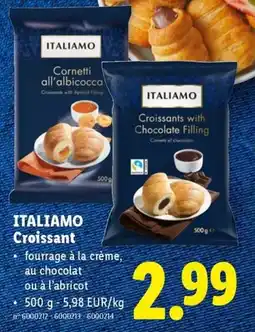Lidl Italiamo Croissant aanbieding