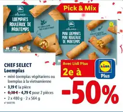 Lidl Chef Select Loempias aanbieding