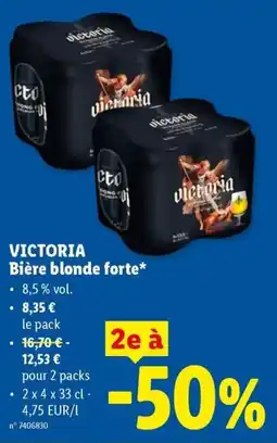 Lidl Victoria Bière blonde forte aanbieding