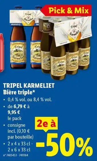 Tripel Karmeliet Bière Triple