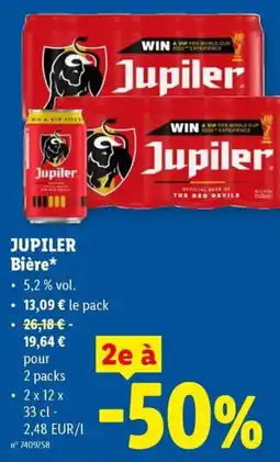 Lidl Jupiler Bière aanbieding