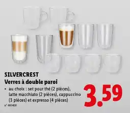 Lidl Silvercrest Verres à double paroi aanbieding