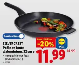 Lidl Silvercrest Poêle en fonte d'aluminium aanbieding