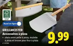 Lidl Grillmeister Accessoires à Pizza aanbieding