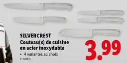Lidl Silvercrest Couteau(x) De Cuisine aanbieding