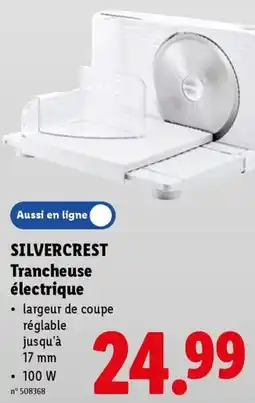 Lidl Silvercrest Trancheuse électrique aanbieding