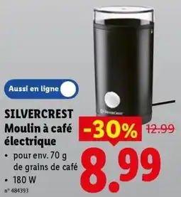 Lidl Silvercrest Moulin à Café électrique aanbieding