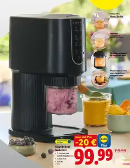 Lidl Silvercrest Sorbetière aanbieding