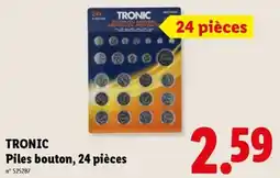 Lidl Tronic Piles Bouton aanbieding