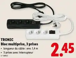 Lidl Tronic Bloc Multiprise aanbieding