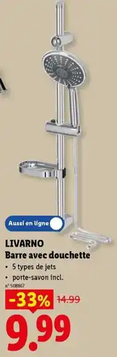 Lidl Livarno Barre Avec Douchette aanbieding