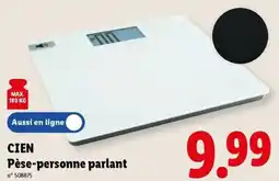 Lidl Cien Pèse Personne Parlant aanbieding