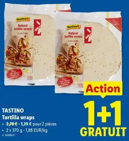 Lidl Tastino Tortilla Wraps aanbieding