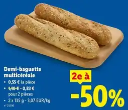 Lidl Demi Baguette Multicéréale aanbieding