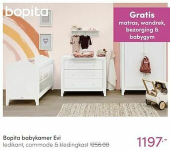Baby & Tiener Bopita babykamer evi aanbieding