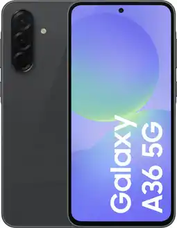 Coolblue Samsung Galaxy A36 256GB Zwart 5G aanbieding