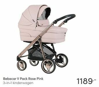Baby & Tiener Bebecar v pack rose pink 3-in-1 kinderwagen aanbieding