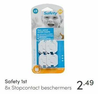 Baby & Tiener Safety 1st 8x stopcontact beschermers aanbieding