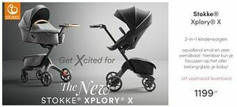 Baby & Tiener Stokke xplory x 2-in-1 kinderwagen aanbieding
