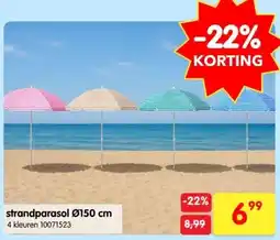 Yess Strandparasol aanbieding