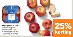 Albert Heijn Jazz appels 4 stuks aanbieding
