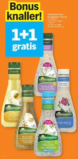 Albert Heijn Vandemoortele vinaigrettes 450 ml aanbieding