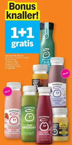 Albert Heijn innocent 80-500 ml aanbieding