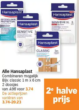 Albert Heijn Alle Hansaplast aanbieding