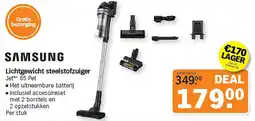Albert Heijn Samsung Lichtgewicht steelstofzuiger aanbieding
