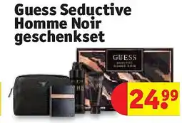 Kruidvat Guess Seductive Homme Noir geschenkset aanbieding