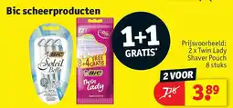 Kruidvat Bic scheerproducten aanbieding