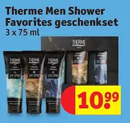 Kruidvat Therme Men Shower Favorites geschenkset aanbieding