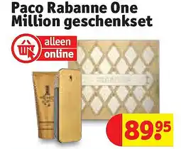 Kruidvat Paco Rabanne One Million geschenkset aanbieding