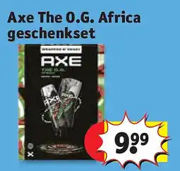 Kruidvat Axe The O.G. Africa geschenkset aanbieding