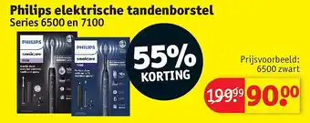 Kruidvat Philips elektrische tandenborstel aanbieding