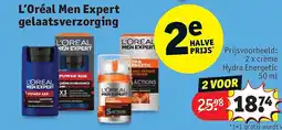 Kruidvat L’Oréal Men Expert gelaatsverzorging aanbieding