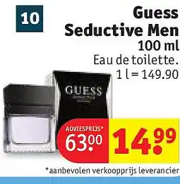 Kruidvat Guess Seductive Men aanbieding