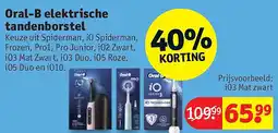 Kruidvat Oral-B elektrische tandenborstel aanbieding