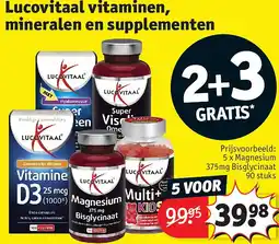 Kruidvat Lucovitaal vitaminen, mineralen en supplementen aanbieding