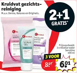 Kruidvat Kruidvat gezichtsreiniging aanbieding