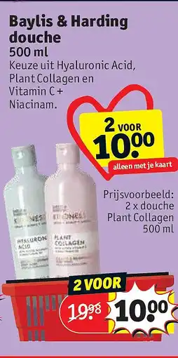 Kruidvat Baylis & Harding douche aanbieding
