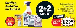 Kruidvat Swiffer, Ambi Pur en Antikal aanbieding
