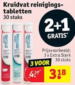 Kruidvat Kruidvat reinigingstabletten aanbieding