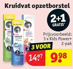 Kruidvat Kruidvat opzetborstel aanbieding