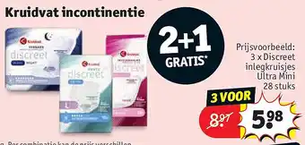 Kruidvat Kruidvat incontinentie aanbieding